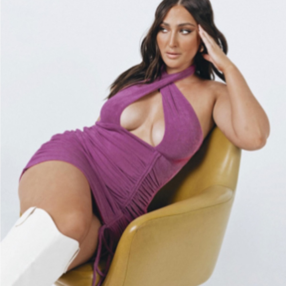 Princess Polly Lilliana Mini Dress Purple (size 6)